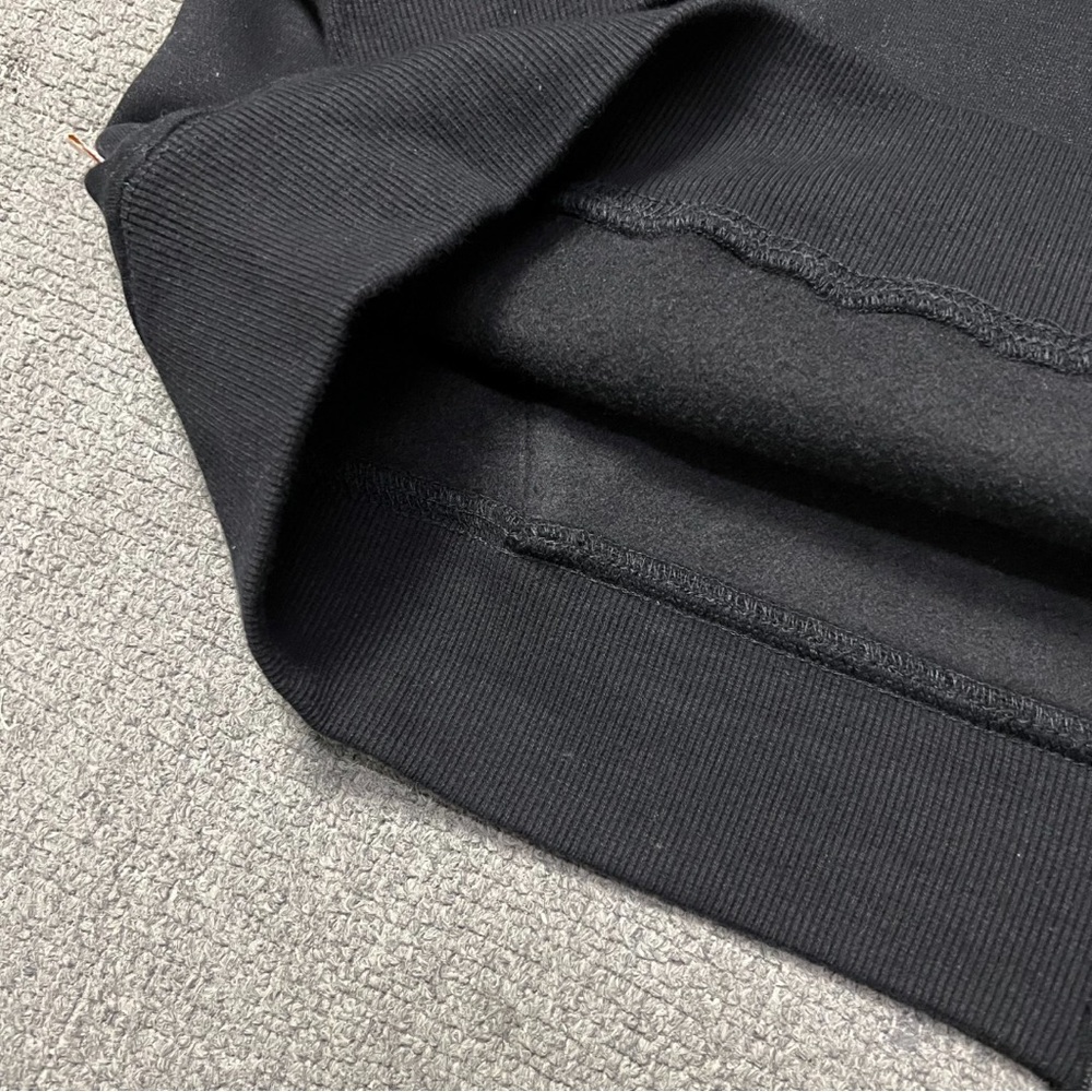 Aime Leon Dore Black Zip-Up Hoodie with White DoveGraphics - Picture 6 of 10